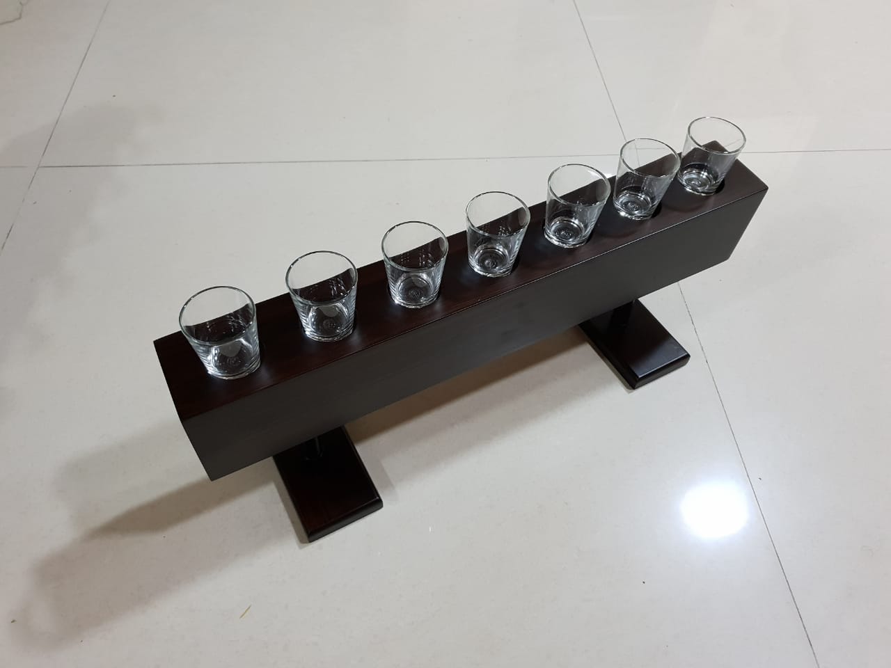 Wooden shot glass holder / set